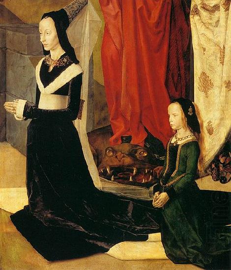 Sts Margaret and Mary Magdalene with Maria Portinari, Hugo van der Goes